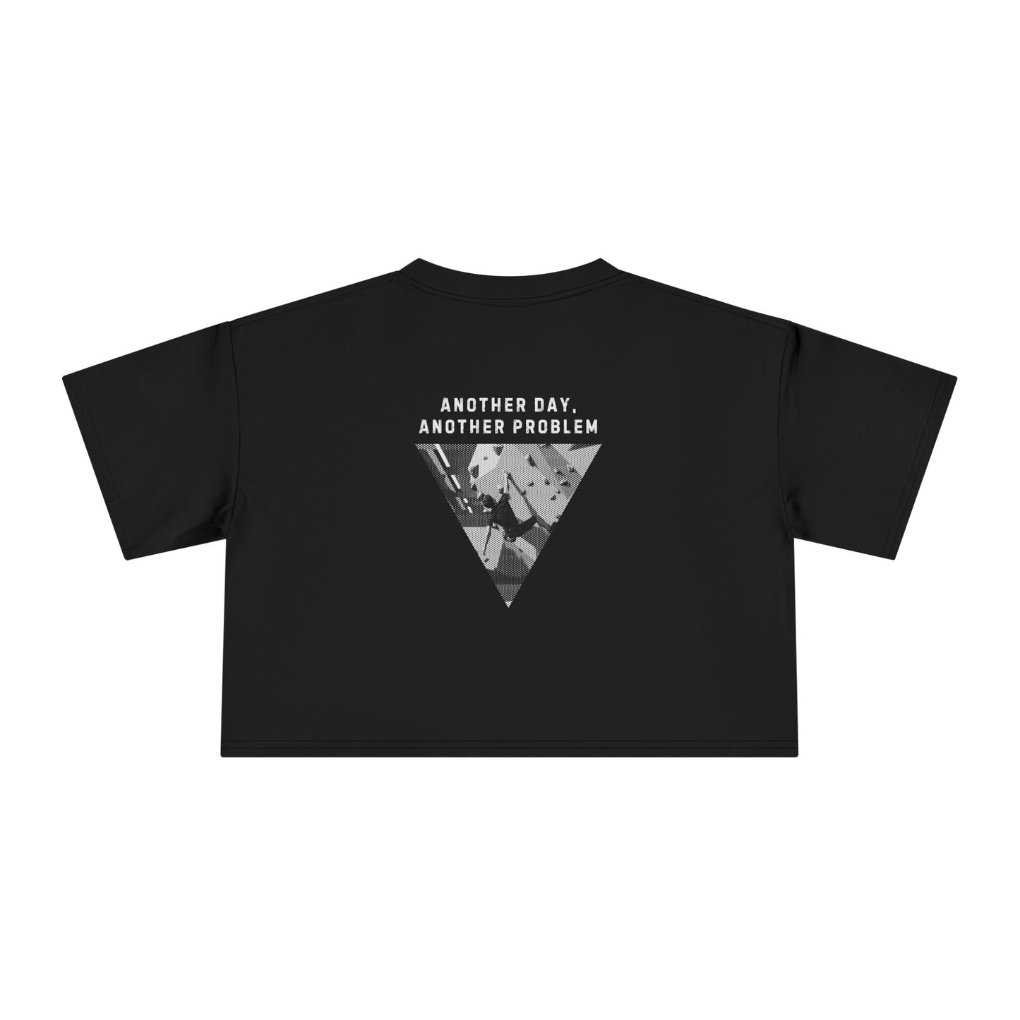 Another day, another problem | Combed Cotton Crop Top