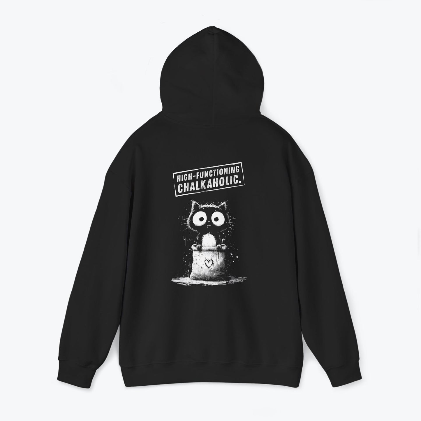 High-functioning Chalkaholic | Heavy-Blend Hoodie