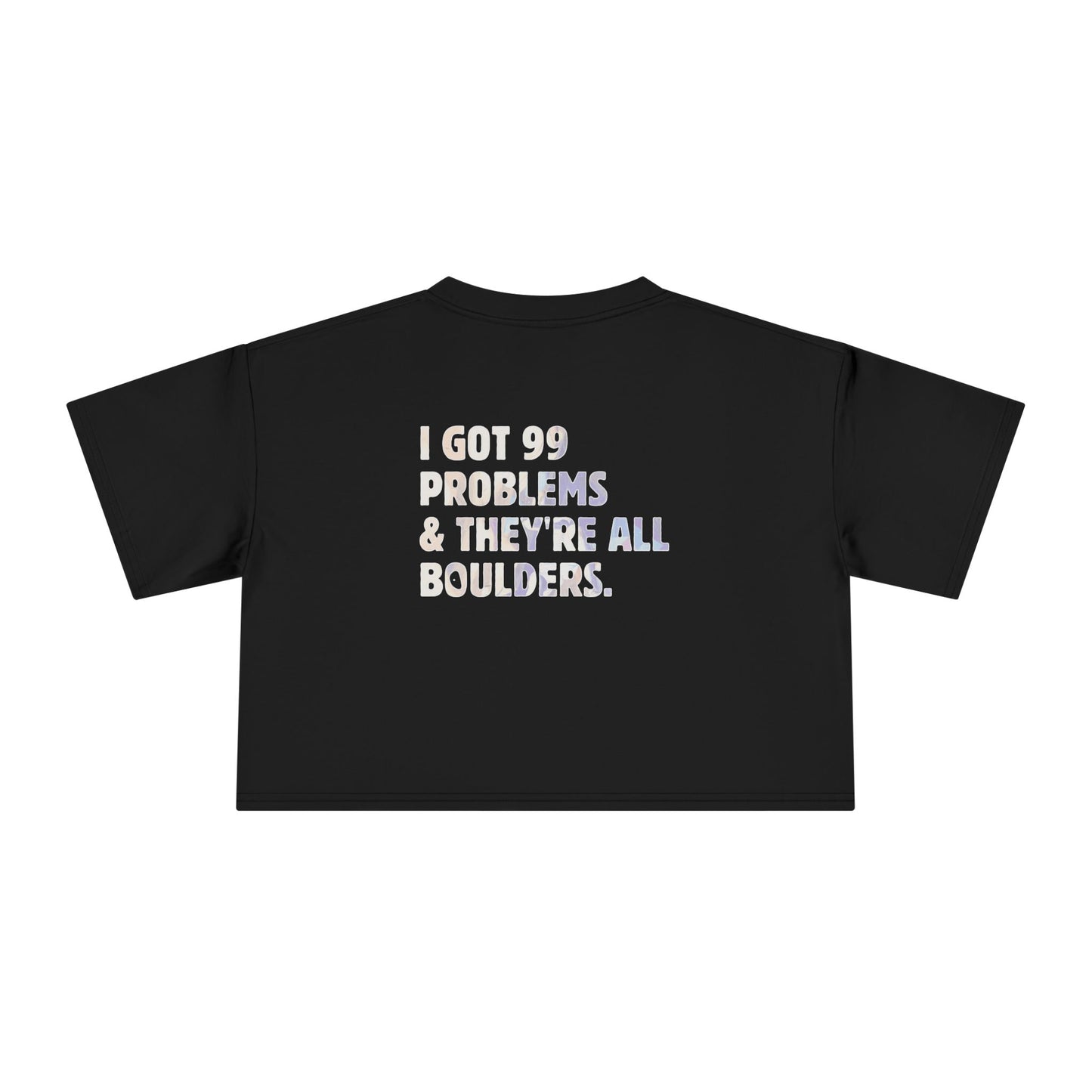 I got 99 problems... | Combed Cotton Crop Top
