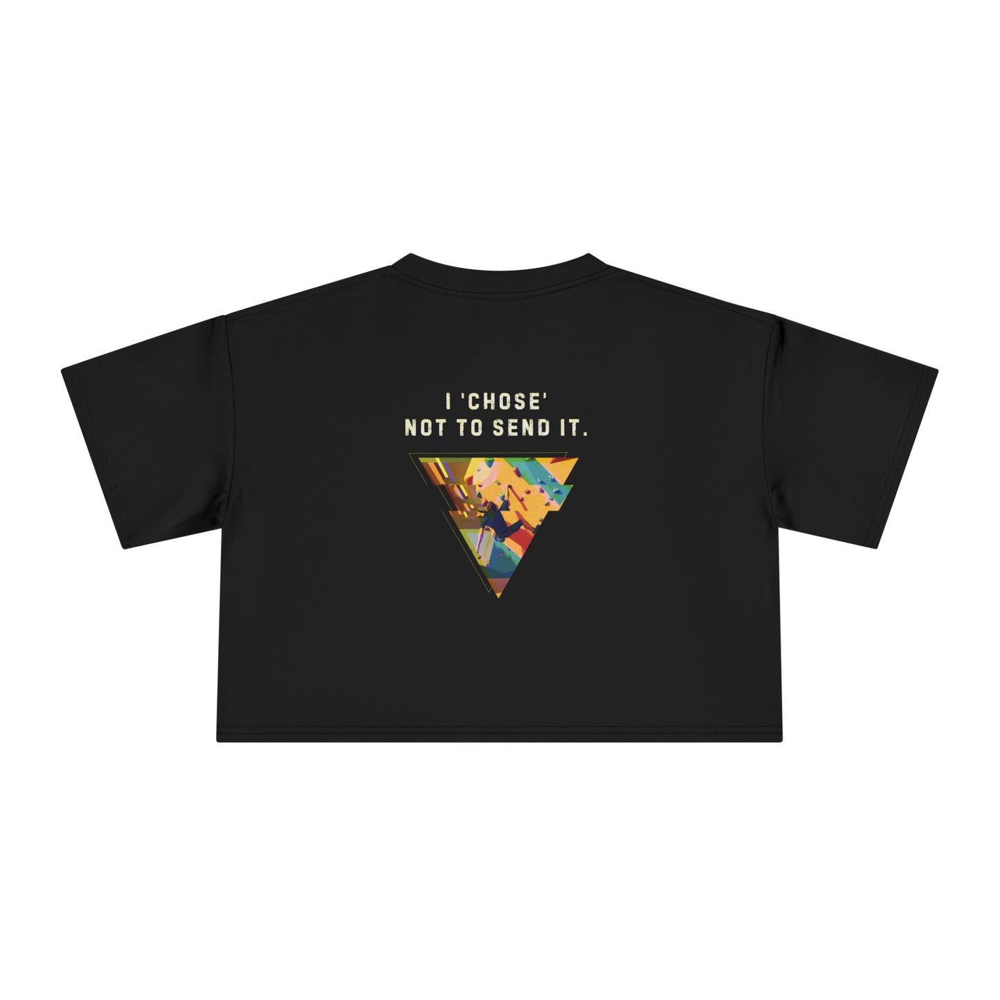 I 'chose' not to send it | Combed Cotton Crop Top