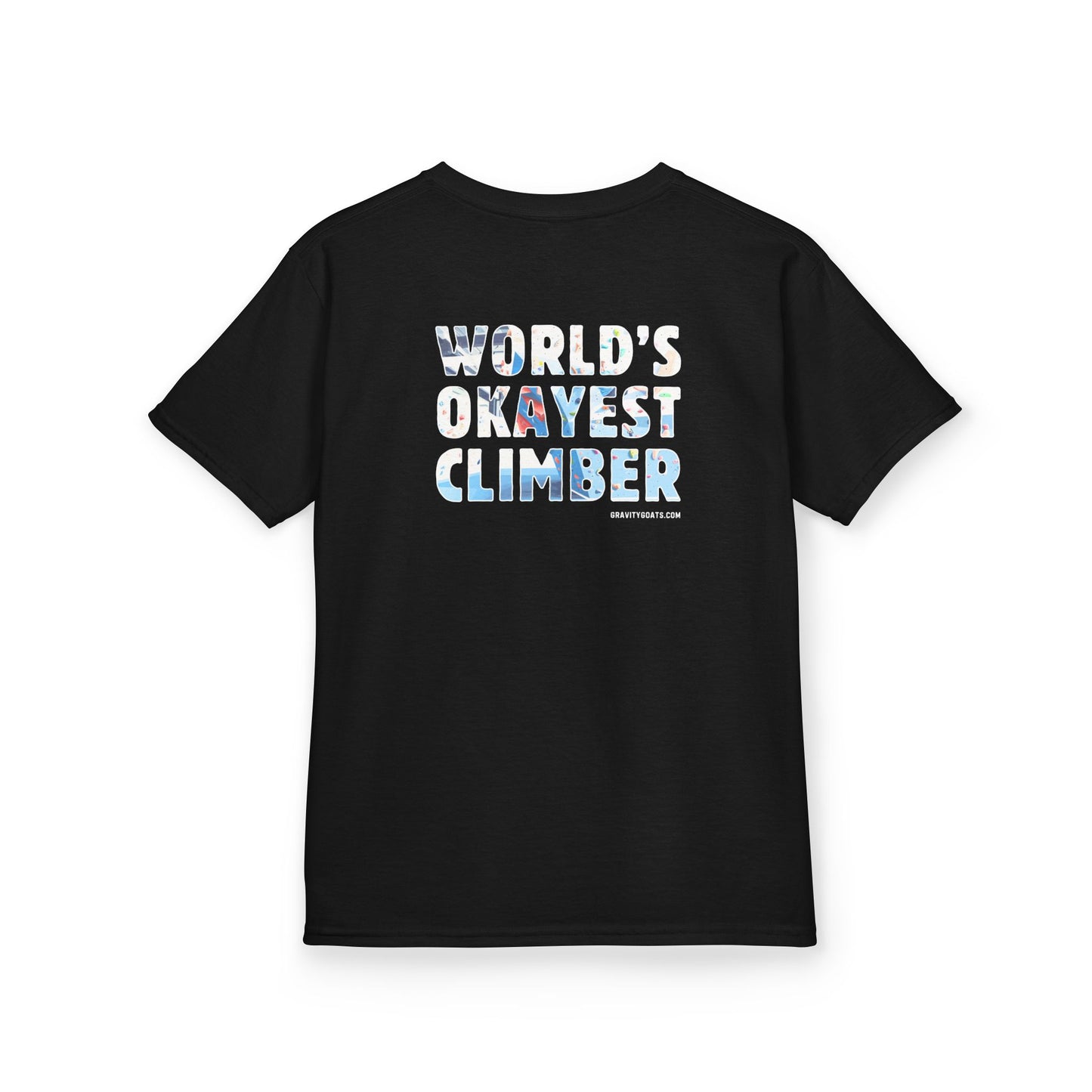World's Okayest Climber - Black | Youth | Unisex Tee