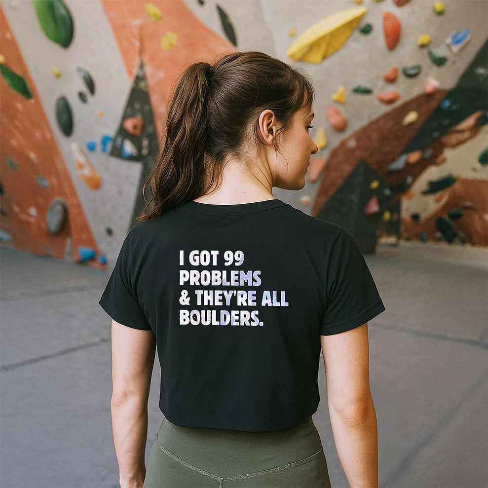 I got 99 problems... | Combed Cotton Crop Top