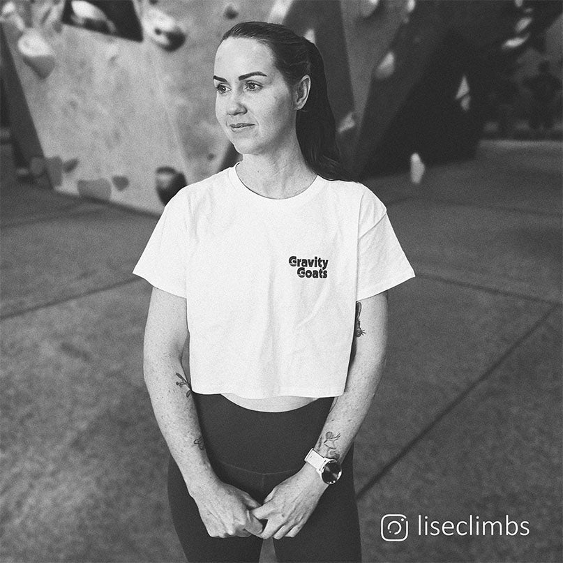 World's Okayest Climber | Combed Cotton Crop Top