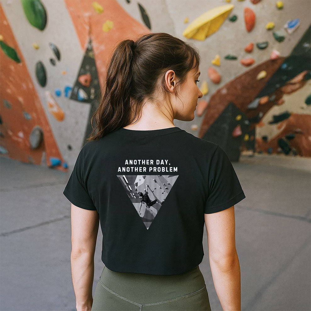 Another day, another problem | Combed Cotton Crop Top