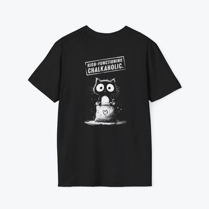 High-functioning Chalkaholic | Premium Ringspun Climbing Tee