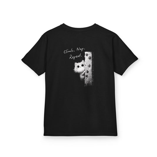 Climb. Nap. Repeat. | Kids Climbing Shirt