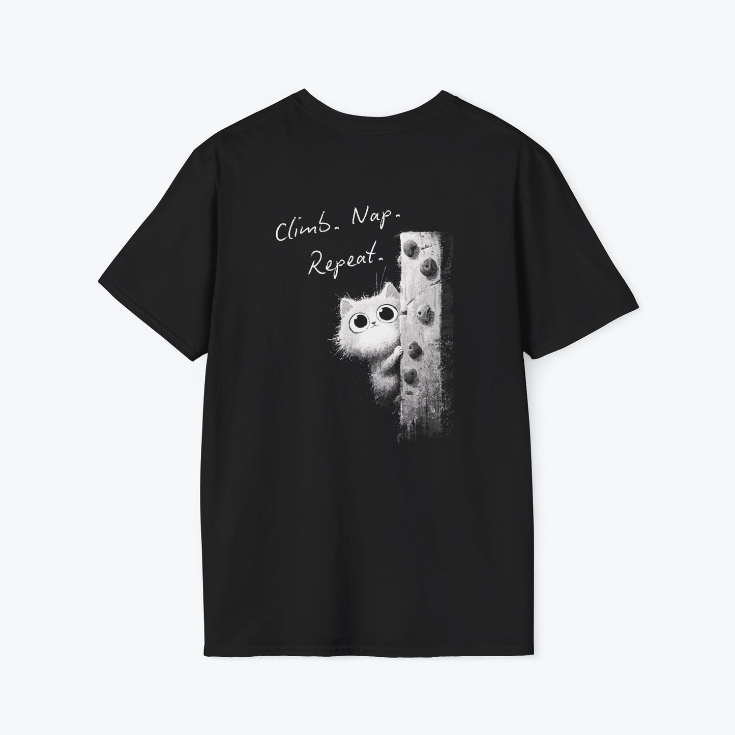 Climb. Nap. Repeat. | Premium Ringspun Climbing Tee