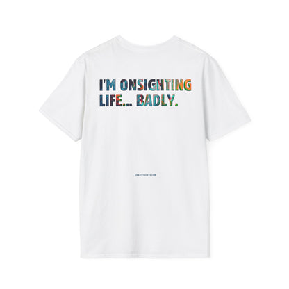 I'm onsighting life... badly.  – Light Edition | Premium Ringspun Climbing Tee