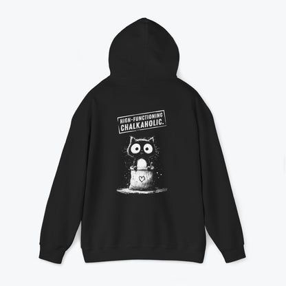 High-functioning Chalkaholic | Heavy-Blend Hoodie