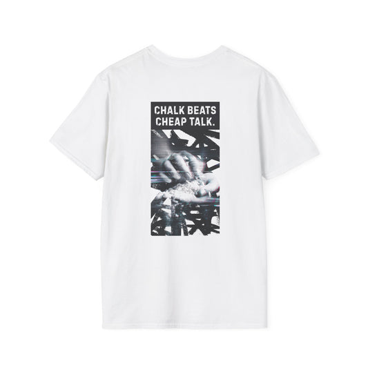 Chalk Beats Cheap Talk v2 | Light | Premium Ringspun Climbing Tee