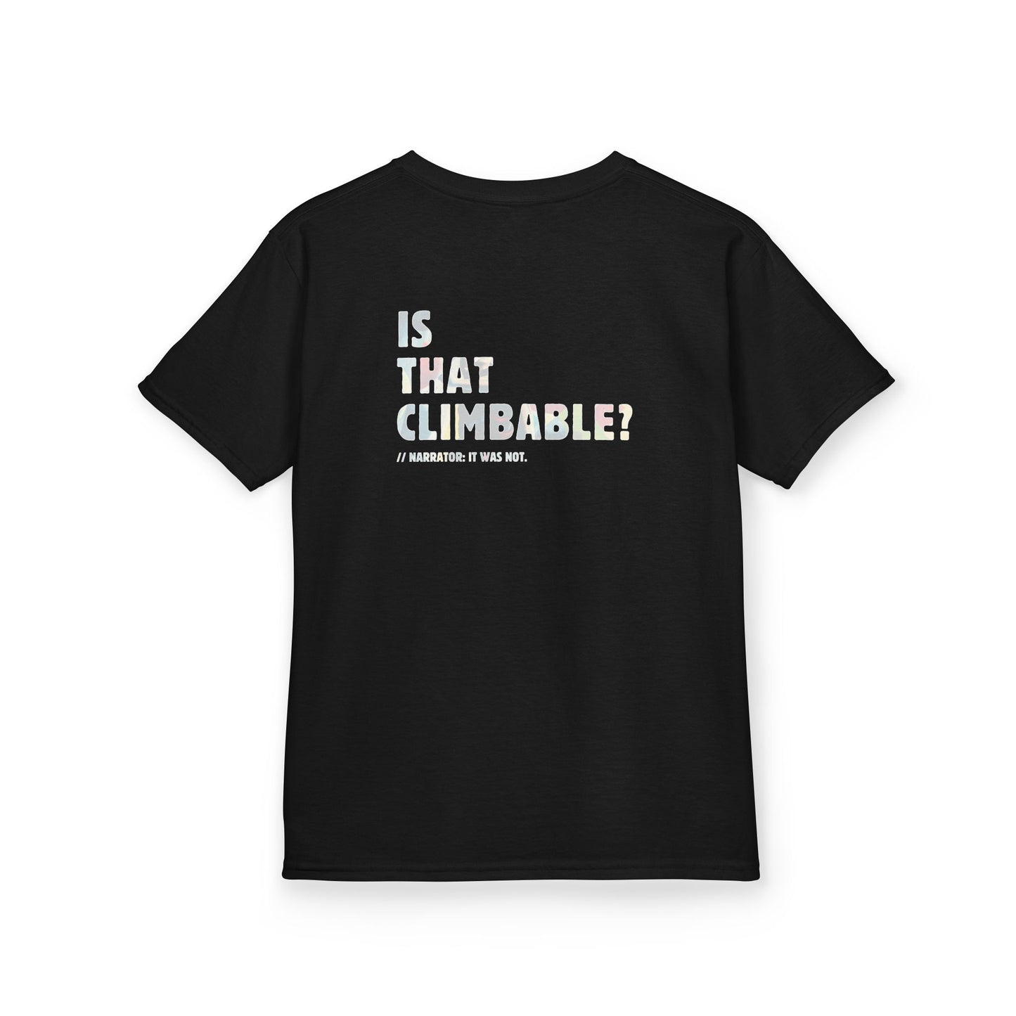 Is that climbable? | Kids Climbing Shirt