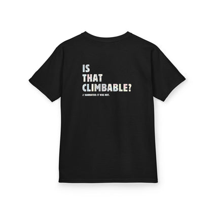Is that climbable? | Kids Climbing Shirt