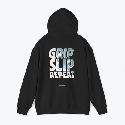 Grip Slip Repeat | Heavy-Blend Climbing Hoodie