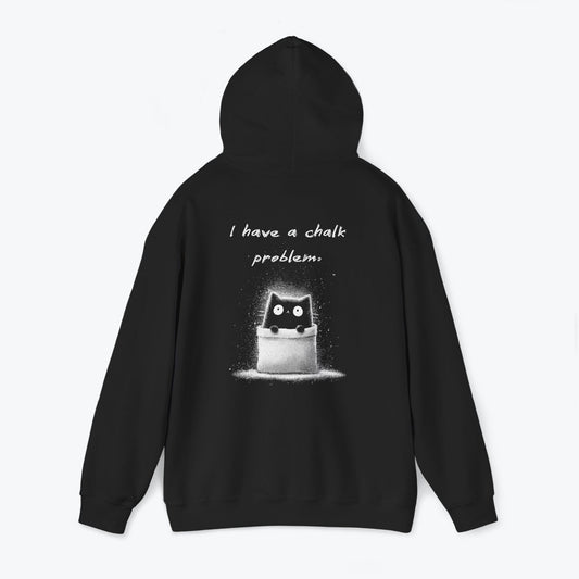 I have a chalk problem. | Heavy-Blend Climbing Hoodie