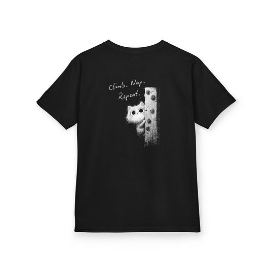 Climb. Nap. Repeat. | Kids Climbing Shirt