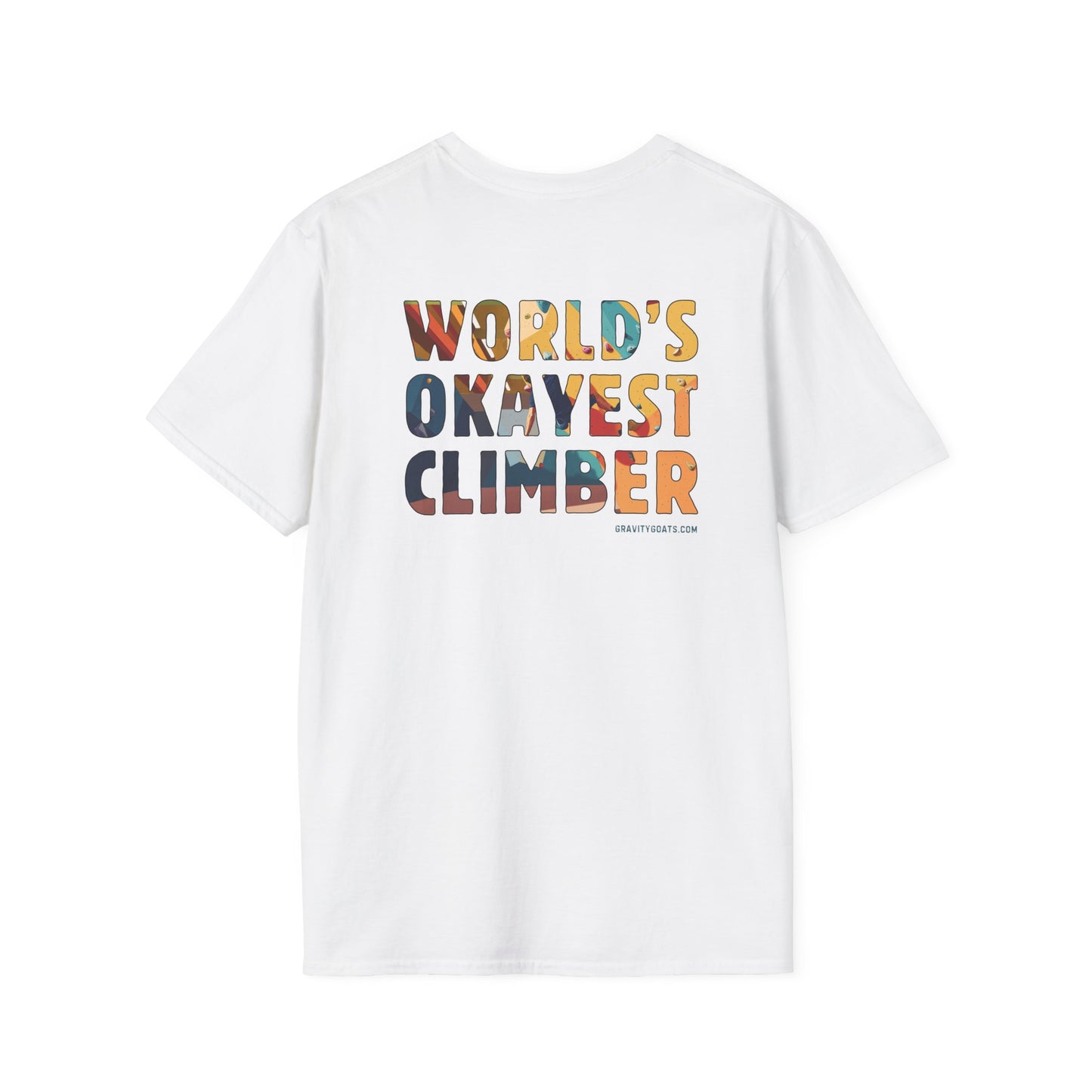 World's Okayest Climber – Light Edition | Premium Ringspun Climbing Tee