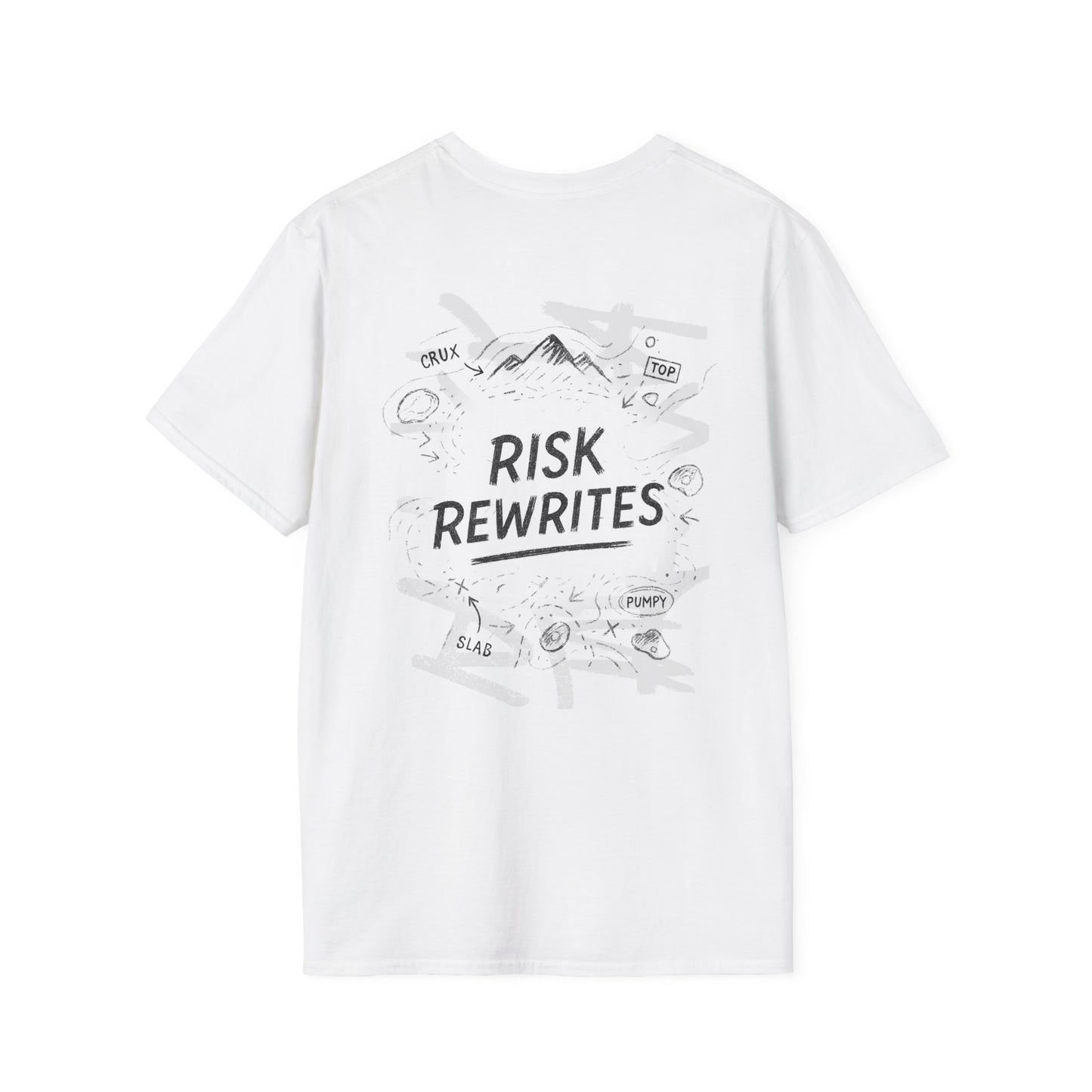 Risk Rewrites | Light | Premium Ringspun Climbing Tee