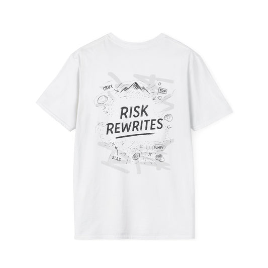 Risk Rewrites | Light | Premium Ringspun Climbing Tee