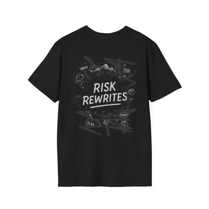 Risk Rewrites | Dark | Premium Ringspun Climbing Tee