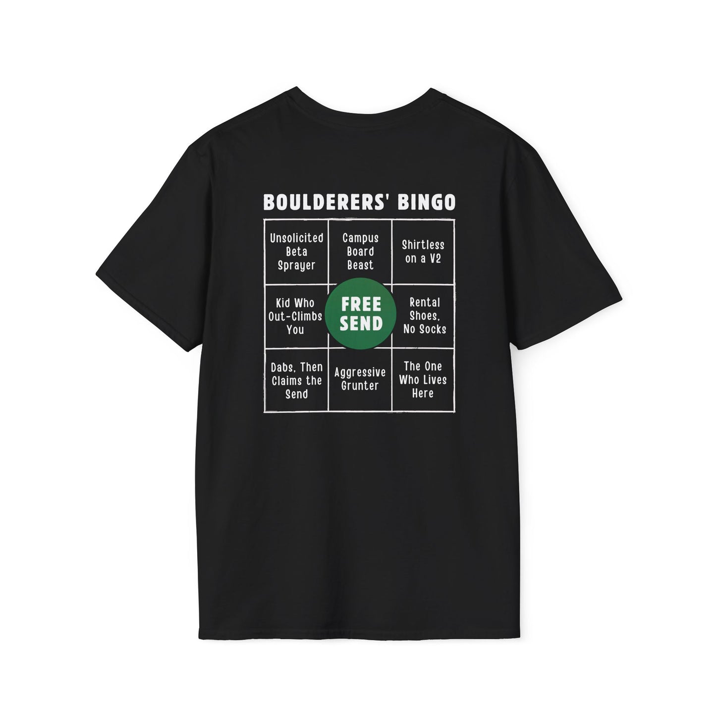 Boulderers' Bingo | Premium Ringspun Climbing Tee