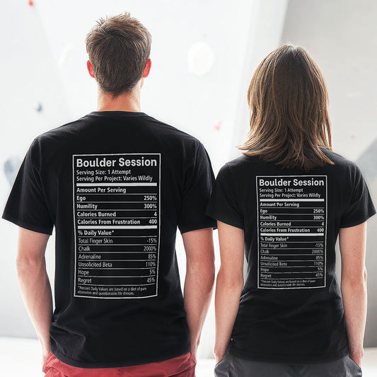 The Boulderer's Diet | Premium Ringspun Climbing Tee