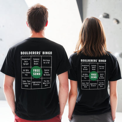 Boulderers' Bingo | Premium Ringspun Climbing Tee