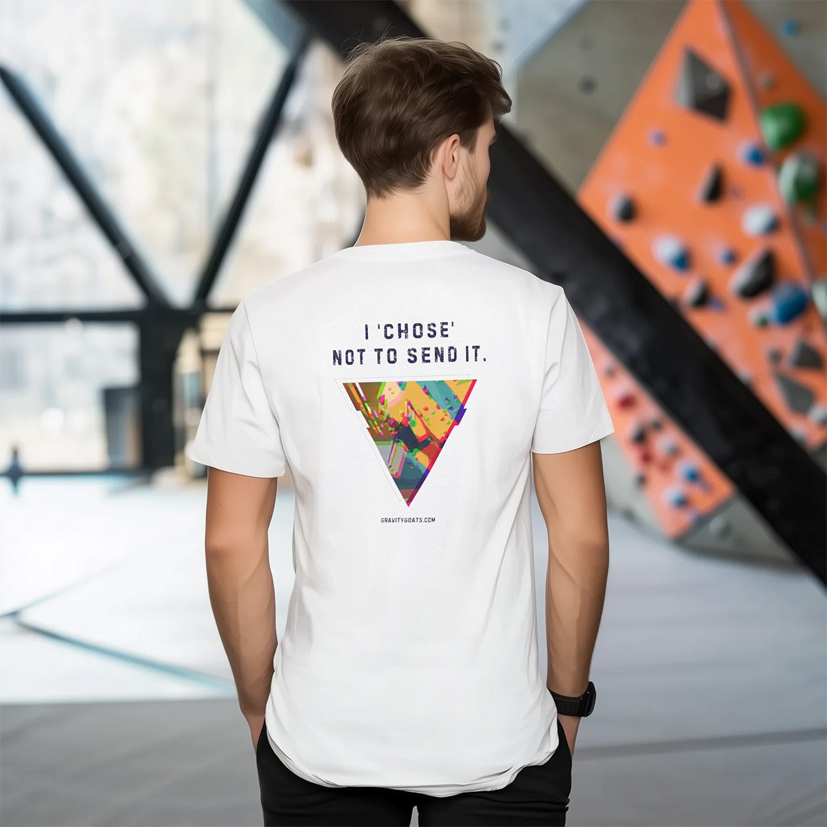 I 'chose' not to send it – Light Edition | Premium Ringspun Climbing Tee