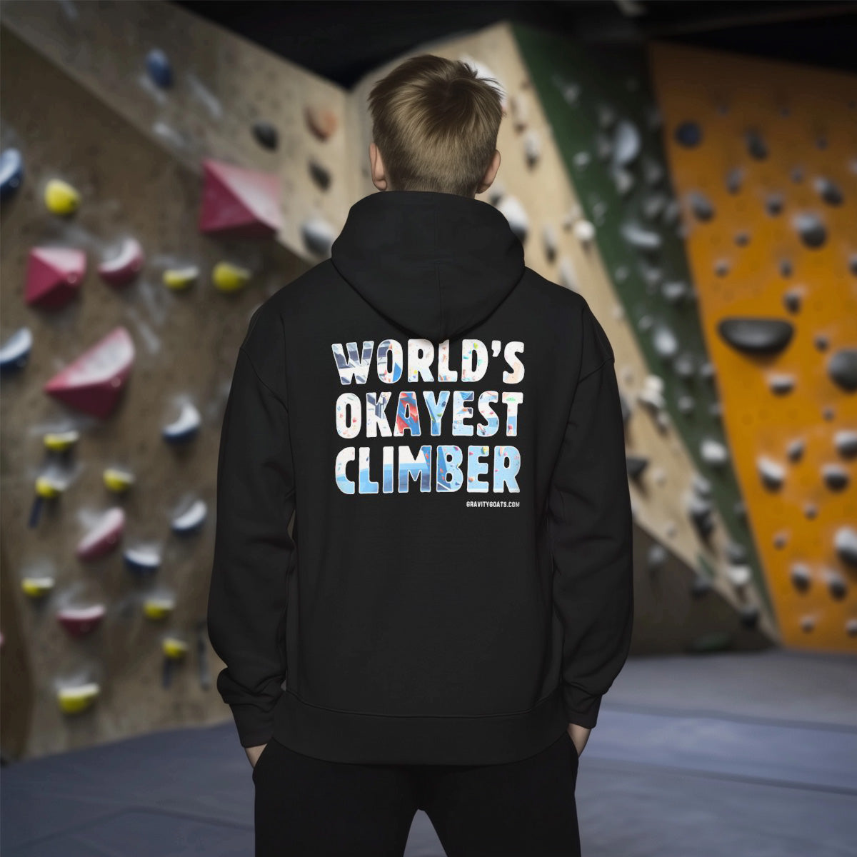 World's Okayest Climber | Luxe Heavy-Blend Hoodie